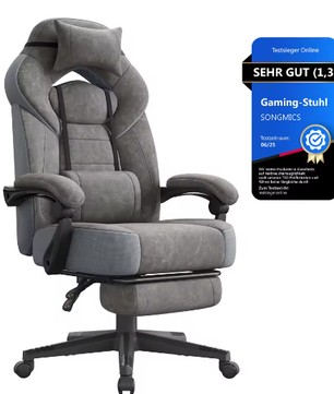 Ergonomische Gamingstoel Met Voetsteun – Computerstoel Met Hoge Rugleuning