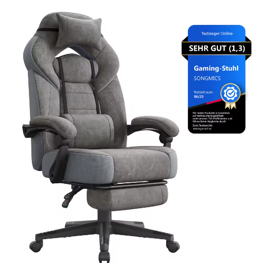 Ergonomische Gamingstoel Met Voetsteun – Computerstoel Met Hoge Rugleuning