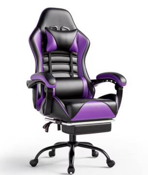 Ergonomische Gamingstoel Met Voetsteun – Verstelbare Bureaustoel Voor Volwassenen