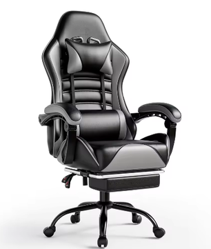 Ergonomische Gamingstoel Met Voetsteun – Verstelbare Bureaustoel Voor Volwassenen