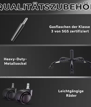 Ergonomische Gamingstoel – Verstelbare Bureaustoel met Hoofdsteun en Hoogteverstelling