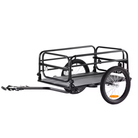 Opvouwbare Fietskar met 40,6 cm Wielen – Fietsvrachtwagen tot 72 kg Draagvermogen