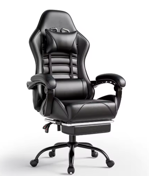 Ergonomische Gamingstoel Met Voetsteun – Verstelbare Bureaustoel Voor Volwassenen