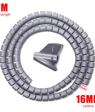 Flexibele Kabelorganizer Buis 2 m – Kabelbeschermer en Kabelmanagement Sleeve voor Thuis en Kantoor