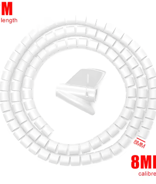 Flexibele Kabelorganizer Buis 2 m – Kabelbeschermer en Kabelmanagement Sleeve voor Thuis en Kantoor