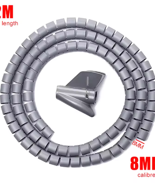 Flexibele Kabelorganizer Buis 2 m – Kabelbeschermer en Kabelmanagement Sleeve voor Thuis en Kantoor