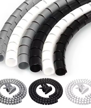 Flexibele Kabelorganizer Buis 2 m – Kabelbeschermer en Kabelmanagement Sleeve voor Thuis en Kantoor