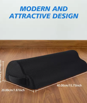 Memory Foam Voetensteun voor Onder Bureau – Ergonomisch Beenverhogingskussen voor Kantoor, Gaming en Thuiswerk