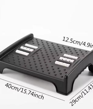 Ergonomische Voetensteun met Massageoppervlak voor Onder Bureau – Antislip Voetenbank voor Kantoor en Thuisstudie
