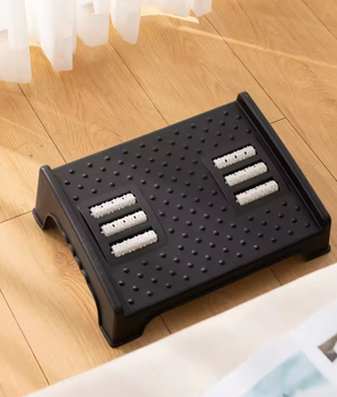 Ergonomische Voetensteun met Massageoppervlak voor Onder Bureau – Antislip Voetenbank voor Kantoor en Thuisstudie