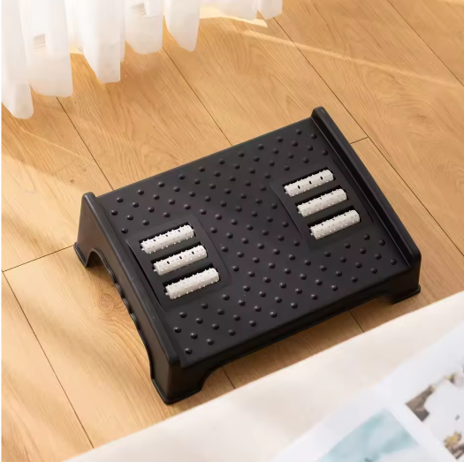 Ergonomische Voetensteun met Massageoppervlak voor Onder Bureau – Antislip Voetenbank voor Kantoor en Thuisstudie