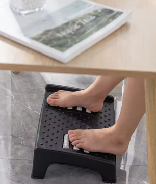 Ergonomische Voetensteun met Massageoppervlak voor Onder Bureau – Antislip Voetenbank voor Kantoor en Thuisstudie