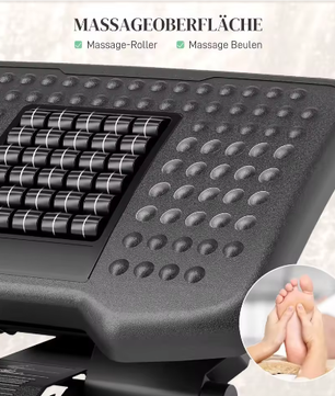 Verstelbare Ergonomische Voetenbank met Massagefunctie – Antislip Voetensteun voor Onder Bureau en Kantoor