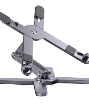 Opvouwbare Aluminium Laptopstandaard met 360° Rotatie – Verstelbare Notebook en Tablet Houder met Warmteafvoer