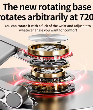 360° Draaibare Aluminium Laptopstandaard met Hoogteverstelling – Verstelbare Notebook Houder voor 9,7–17,3 inch Laptops