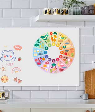 Magnetisch Whiteboard Sticker voor Muur – Droog Uitwisbaar Contactpapier met Accessoires voor Kantoor, Lesgeven en Thuis