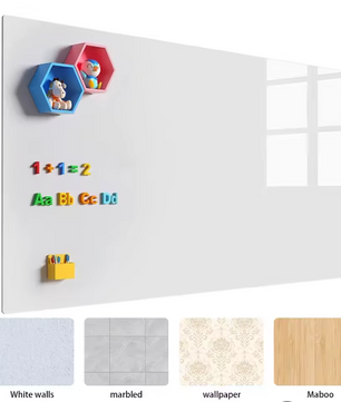 Magnetisch Whiteboard Sticker voor Muur – Droog Uitwisbaar Contactpapier met Accessoires voor Kantoor, Lesgeven en Thuis