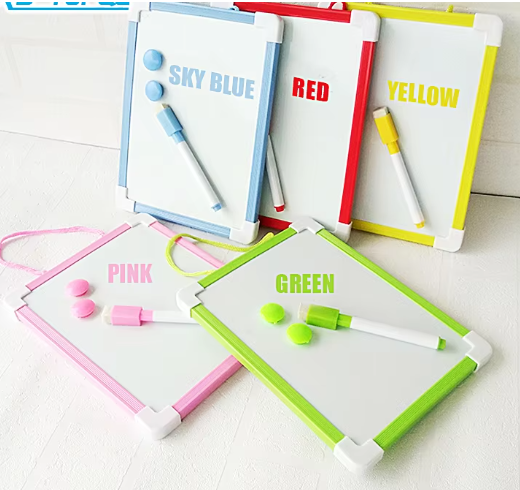 Mini Kinder Whiteboard met Pen – Hangend Droog Uitwisbaar Tekenbord voor Thuis en School