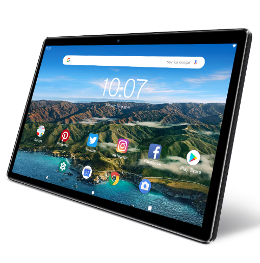 10 Inch Android Tablet met SIM-slot en WiFi – Quad-Core Touchscreen Tablet met GPS en Dubbele Camera