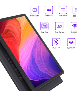 10 Inch Android Tablet met SIM-slot en WiFi – Quad-Core Touchscreen Tablet met GPS en Dubbele Camera