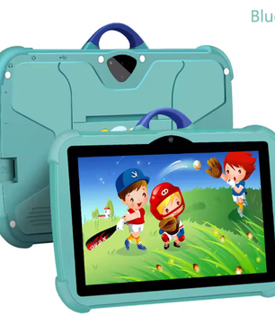 7 Inch Kinder Tablet met Android en Educatieve Apps – Quad-Core Touchscreen Tablet met 4 GB RAM en 64 GB Opslag