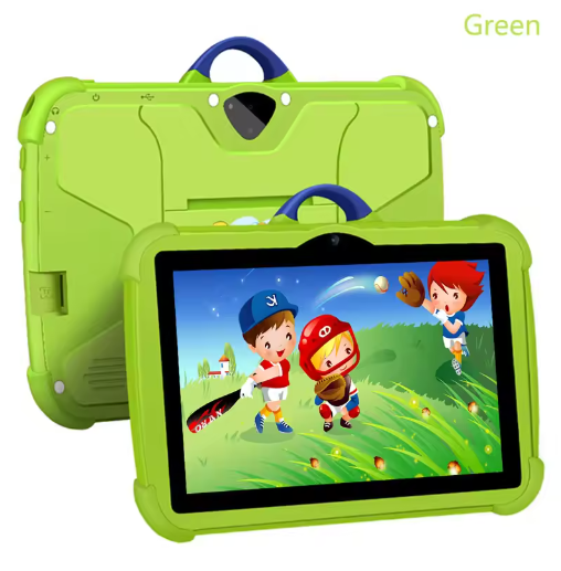 7 Inch Kinder Tablet met Android en Educatieve Apps – Quad-Core Touchscreen Tablet met 4 GB RAM en 64 GB Opslag