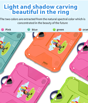 7 Inch Kinder Tablet met Android en Educatieve Apps – Quad-Core Touchscreen Tablet met 4 GB RAM en 64 GB Opslag