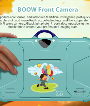 7 Inch Kinder Tablet met Android en Educatieve Apps – Quad-Core Touchscreen Tablet met 4 GB RAM en 64 GB Opslag