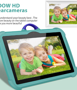7 Inch Kinder Tablet met Android en Educatieve Apps – Quad-Core Touchscreen Tablet met 4 GB RAM en 64 GB Opslag