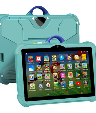 7 Inch Kinder Tablet met Android en Educatieve Apps – Quad-Core Touchscreen Tablet met 4 GB RAM en 64 GB Opslag