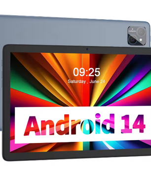10 Inch Android Tablet met WiFi6 en 128 GB Opslag – Octa-Core Tablet met IPS Scherm en Lange Batterijduur