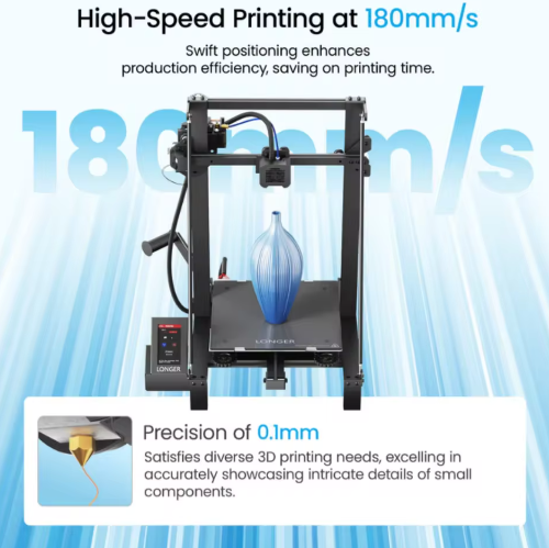 Grote 3D Printer met Touchscreen en 30 × 30 × 40 cm Printvolume