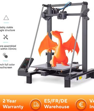 Grote 3D Printer met Touchscreen en 30 × 30 × 40 cm Printvolume