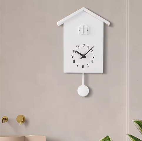 Moderne Koekoek Wandklok 20 × 25 cm met Quartz Uurwerk