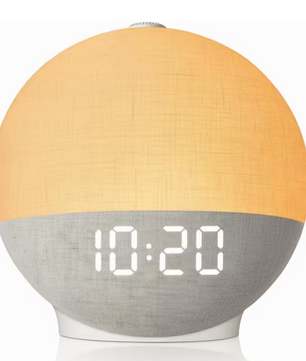 Wake Up Light Sunrise Wekker met White Noise, Bluetooth Speaker en Kleurveranderende Nachtlamp