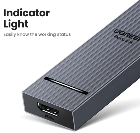 USB-C Hub 10Gbps met 4K 60Hz HDMI en PD Opladen – Multifunctioneel Docking Station