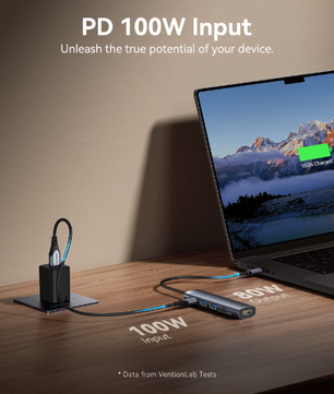 USB-C Hub met 4K HDMI, USB 3.0 en PD 100W – Multifunctionele Adapter met SD en TF Kaartlezer