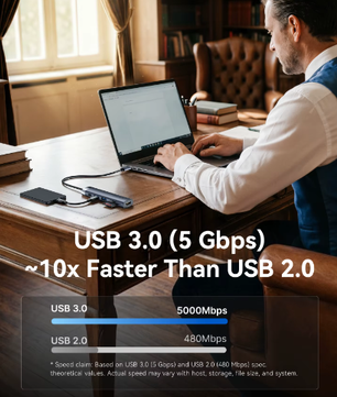 USB-C Hub met 4K HDMI, USB 3.0 en PD 100W – Multifunctionele Adapter met SD en TF Kaartlezer