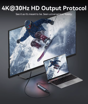 USB-C Hub met 4K HDMI, USB 3.0 en PD 100W – Multifunctionele Adapter met SD en TF Kaartlezer