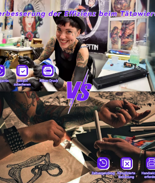 Draadloze Thermische Tattoo Stencilprinter met Transferpapier – Compatibel met Telefoon en PC