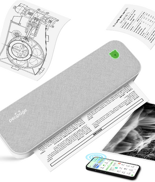 Draagbare Thermische Printer voor Documenten en Labels – Inktloze Mobiele Printer 203 DPI