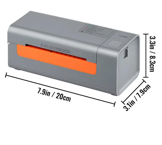 Thermische Verzendlabelprinter met Automatische Labelherkenning – Desktop Labelprinter 203 DPI