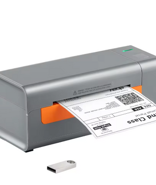 Thermische Verzendlabelprinter met Automatische Labelherkenning – Desktop Labelprinter 203 DPI