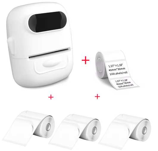 Draagbare Handheld Label Maker met Stickerprinter – Compacte Etiketteermachine voor DIY Labels