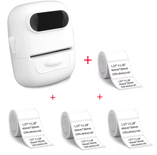 Draagbare Handheld Label Maker met Stickerprinter – Compacte Etiketteermachine voor DIY Labels