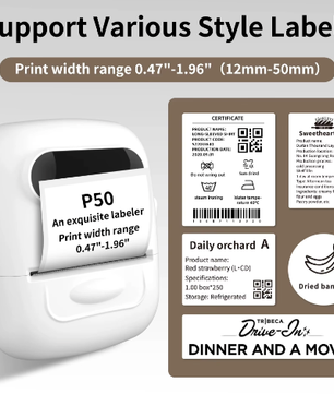 Draagbare Handheld Label Maker met Stickerprinter – Compacte Etiketteermachine voor DIY Labels