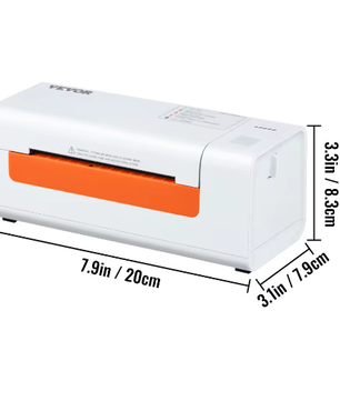 Draagbare Thermische Labelprinter 300 DPI met Bluetooth en Automatische Labeldetectie
