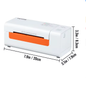Draagbare Thermische Labelprinter 300 DPI met Bluetooth en Automatische Labeldetectie