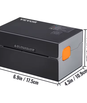 Draagbare Thermische Labelprinter 300 DPI met Bluetooth en Automatische Labeldetectie