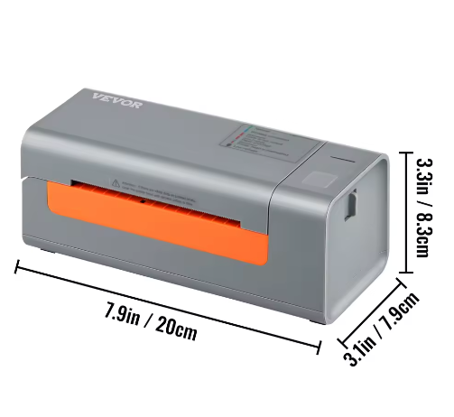 Draagbare Thermische Labelprinter 300 DPI met Bluetooth en Automatische Labeldetectie